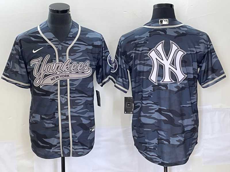 Men's New York Yankees Gray Camo Team Big Logo With Patch Cool Base Stitched Baseball Jersey,We sell and wholesale Men's New York Yankees Gray Camo Team Big Logo With Patch Cool Base Stitched Baseball Jersey on line form chian!